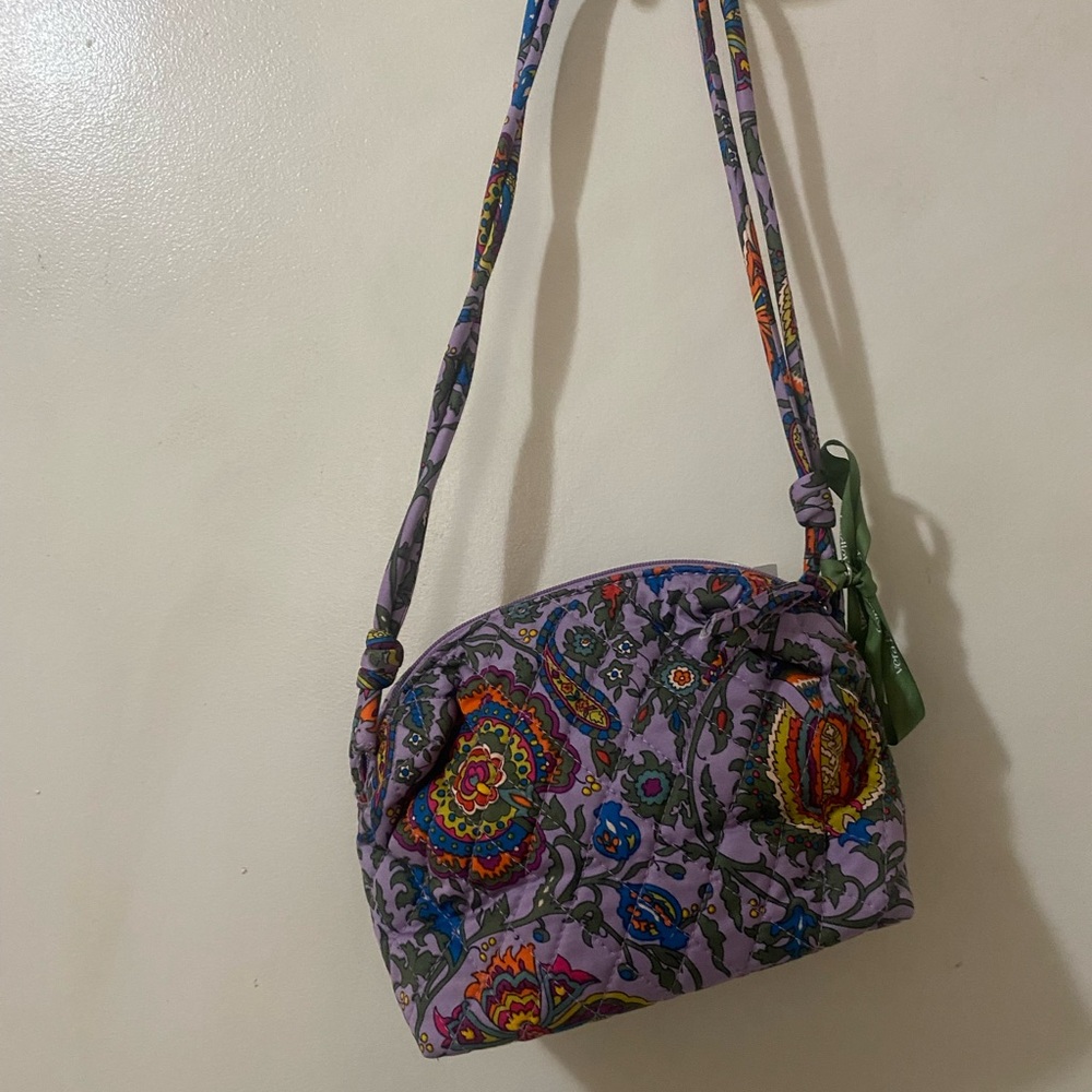 Vera Bradley Blake Crossbody Bag Minimalist Marrakesh Purple - Picture 5 of 12